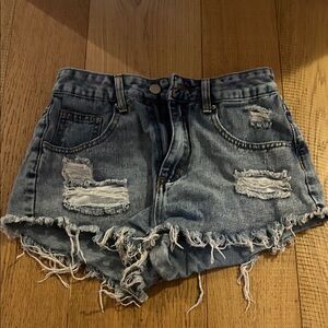 Womens jean shorts
